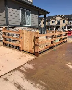 Residential fence project completed by RMB Fence and Deck